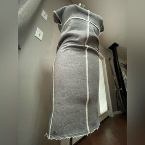 Lacoste Gray Cap Sleeve Dress. New with tag